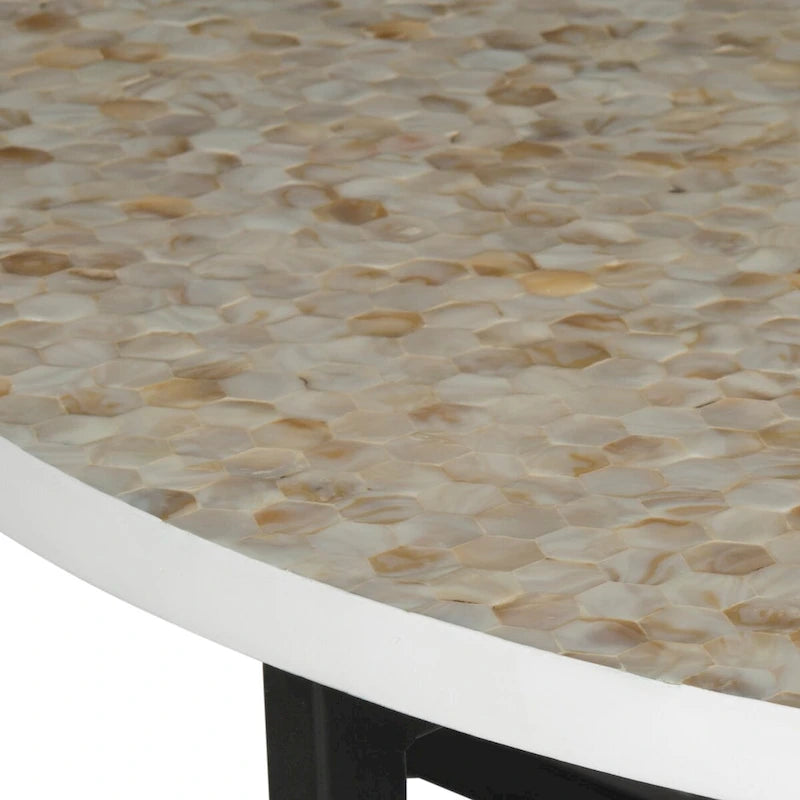 SAFAVIEH Marharita Tavolino da caffè crema - 39,8 x 39,8 x 15,4 - 40Wx40Dx15H