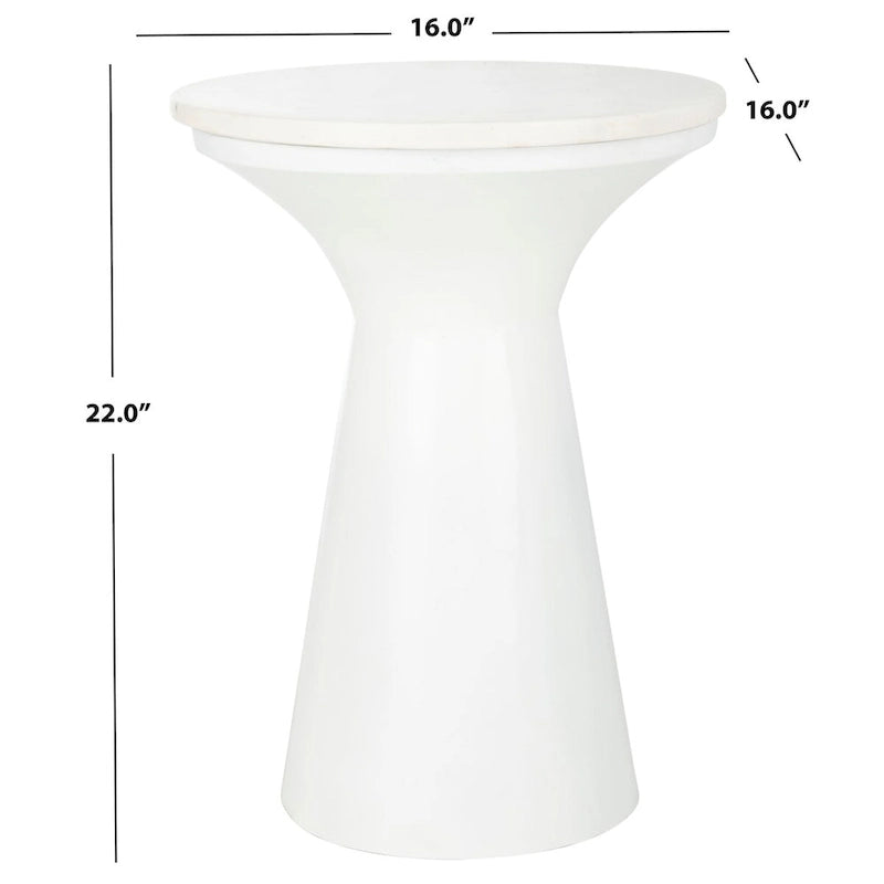 Tavolino/tavolo da appoggio a piedistallo SAFAVIEH Nevada - 16 x 16 x 22 - 16Lx16Px22A