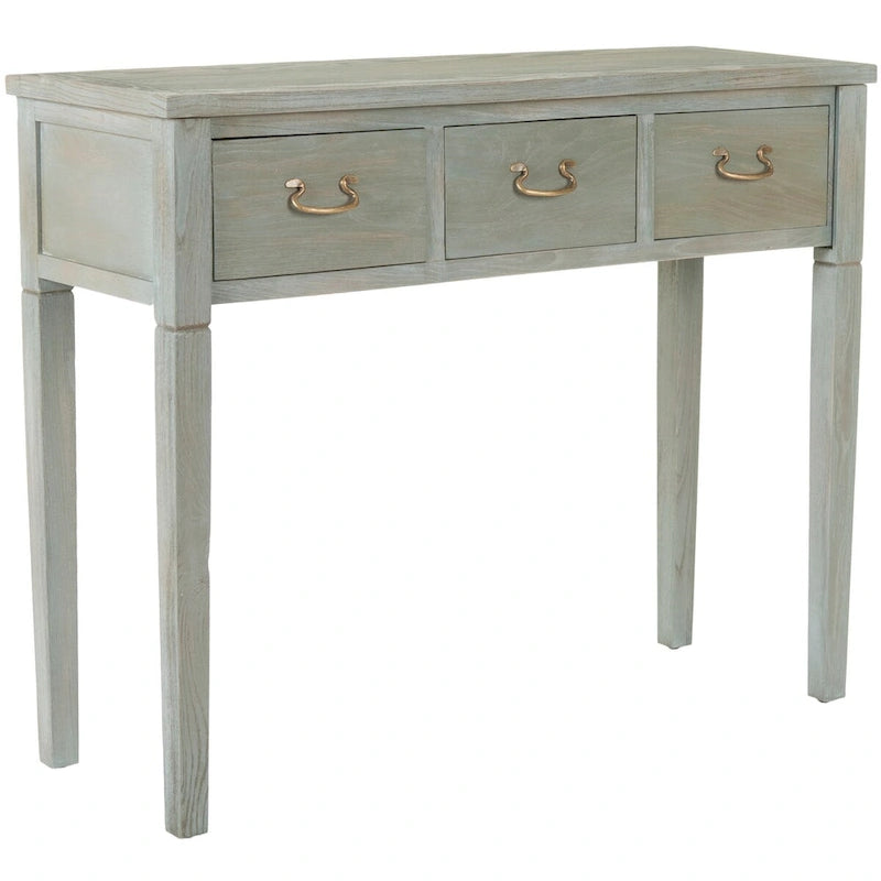 SAFAVIEH Marleine Console vieillie grise - 39,4 x 14,2 x 31,7 - 39Lx14Px32H
