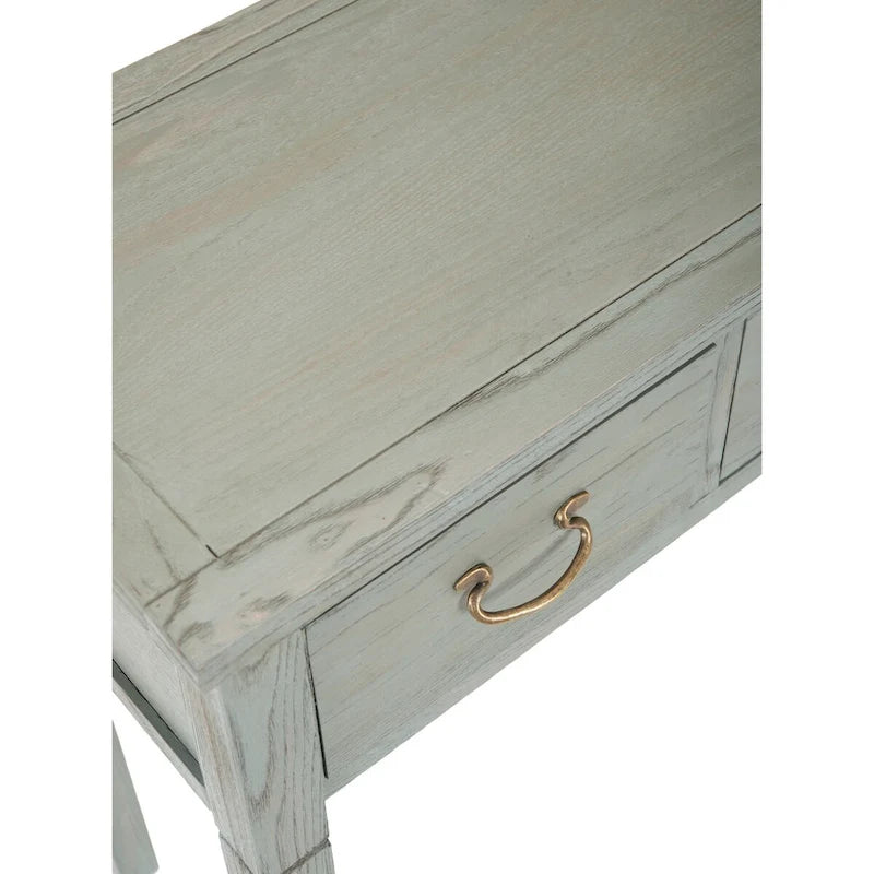 SAFAVIEH Marleine Console vieillie grise - 39,4 x 14,2 x 31,7 - 39Lx14Px32H