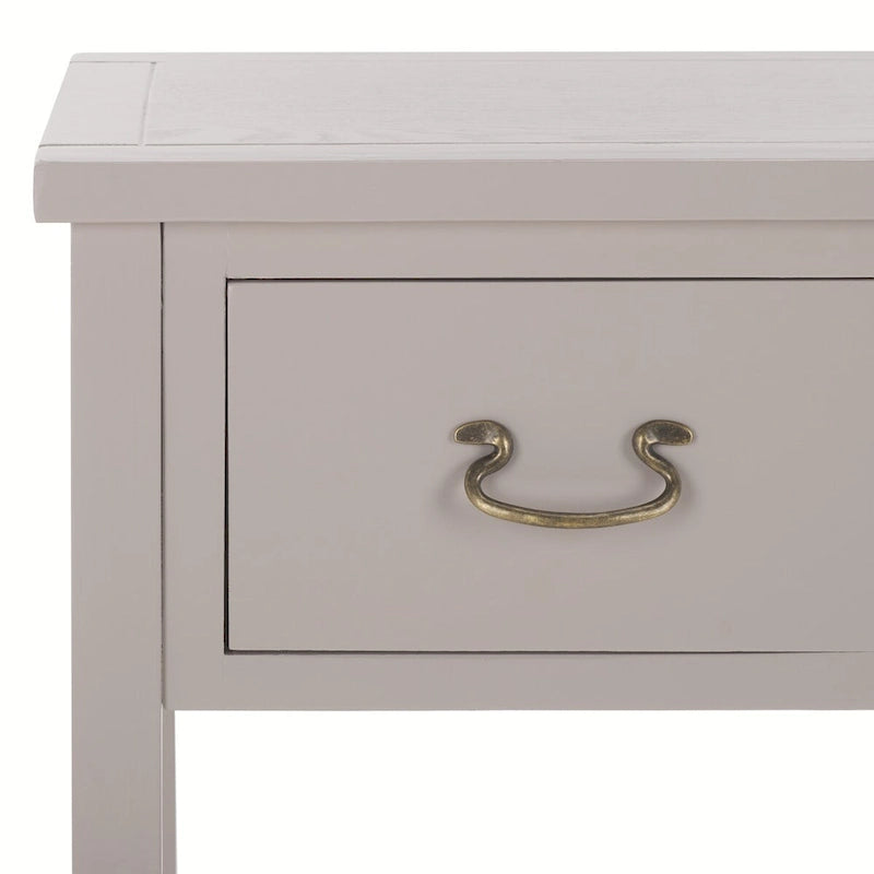 SAFAVIEH Marleine Console vieillie grise - 39,4 x 14,2 x 31,7 - 39Lx14Px32H