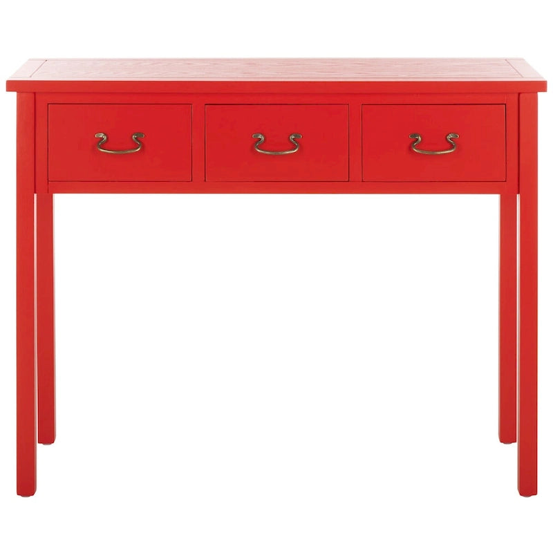 SAFAVIEH Marleine Console vieillie grise - 39,4 x 14,2 x 31,7 - 39Lx14Px32H
