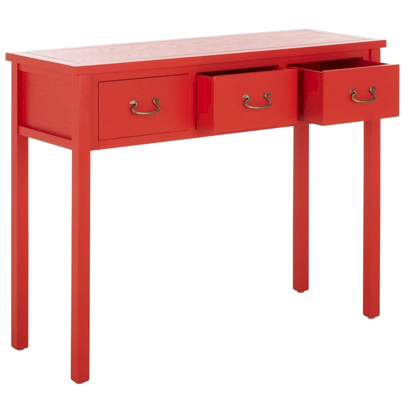 SAFAVIEH Marleine Console vieillie grise - 39,4 x 14,2 x 31,7 - 39Lx14Px32H