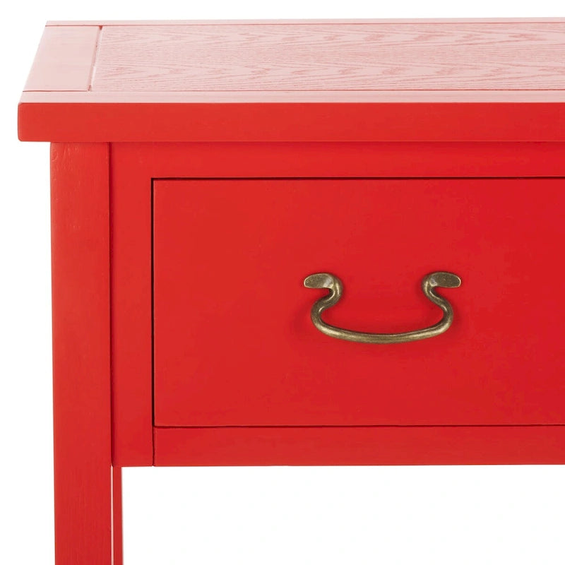 SAFAVIEH Marleine Console vieillie grise - 39,4 x 14,2 x 31,7 - 39Lx14Px32H