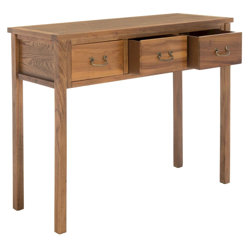 SAFAVIEH Marleine Console vieillie grise - 39,4 x 14,2 x 31,7 - 39Lx14Px32H