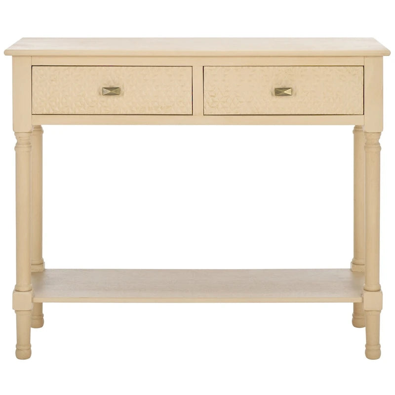 SAFAVIEH Salina Tavolo Consolle 2 Cassetti - 35,5 L x 13 P x 29,5 H - 36Lx13Px30H
