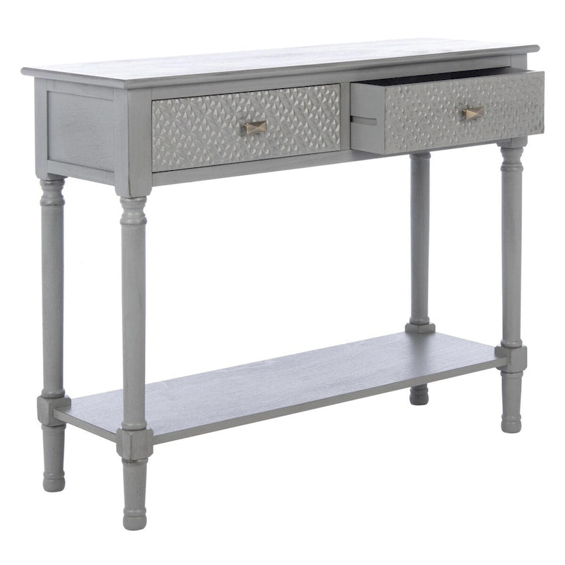 SAFAVIEH Salina Tavolo Consolle 2 Cassetti - 35,5 L x 13 P x 29,5 H - 36Lx13Px30H