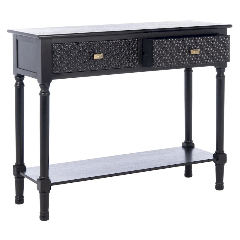 SAFAVIEH Salina Tavolo Consolle 2 Cassetti - 35,5 L x 13 P x 29,5 H - 36Lx13Px30H