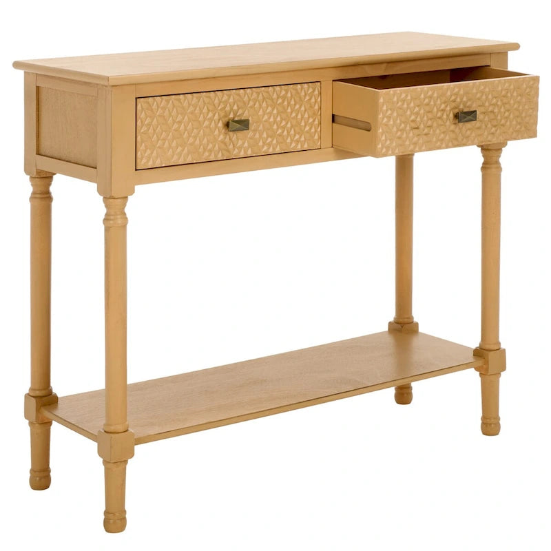 SAFAVIEH Salina Tavolo Consolle 2 Cassetti - 35,5 L x 13 P x 29,5 H - 36Lx13Px30H