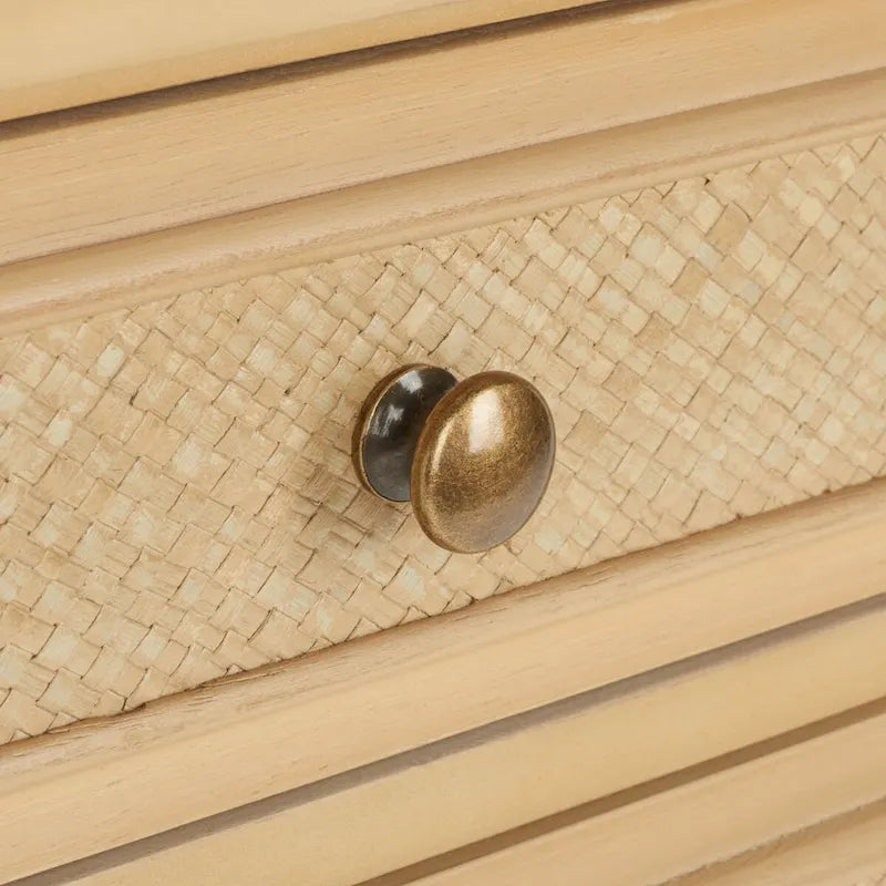 Table d'appoint 2 tiroirs 1 étagère Dessa SAFAVIEH. - 21 L x 18 P x 27 H - 21Lx18Px27H