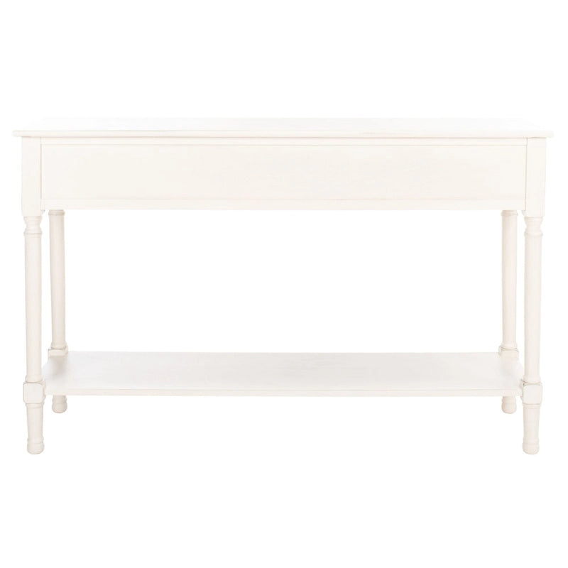 SAFAVIEH Jeanie Tavolino consolle a 3 cassetti con ripiano inferiore - 47,3 L x 13 P x 29,5 A - 47Lx13Px30A