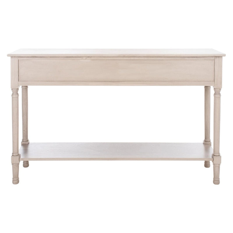SAFAVIEH Jeanie Tavolino consolle a 3 cassetti con ripiano inferiore - 47,3 L x 13 P x 29,5 A - 47Lx13Px30A