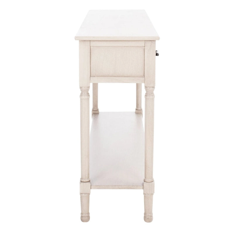 SAFAVIEH Jeanie Tavolino consolle a 3 cassetti con ripiano inferiore - 47,3 L x 13 P x 29,5 A - 47Lx13Px30A