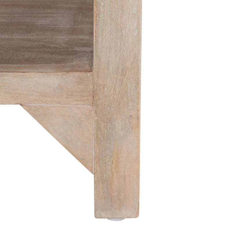Tavolino quadrato con ripiano singolo Bernardina di SAFAVIEH - 34 L x 34 P x 16 H - 34Px34Px16A