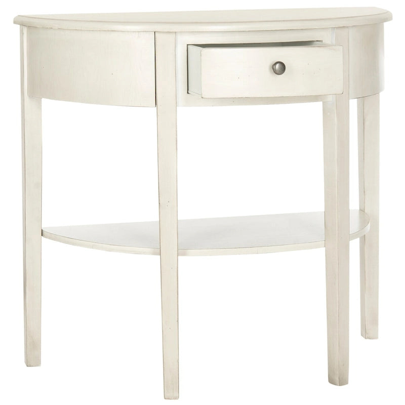 SAFAVIEH Sabina Table Console Bouleau Blanc Cassé - 33.9 x 14.4 x 30.1 - 34Lx14Px30H