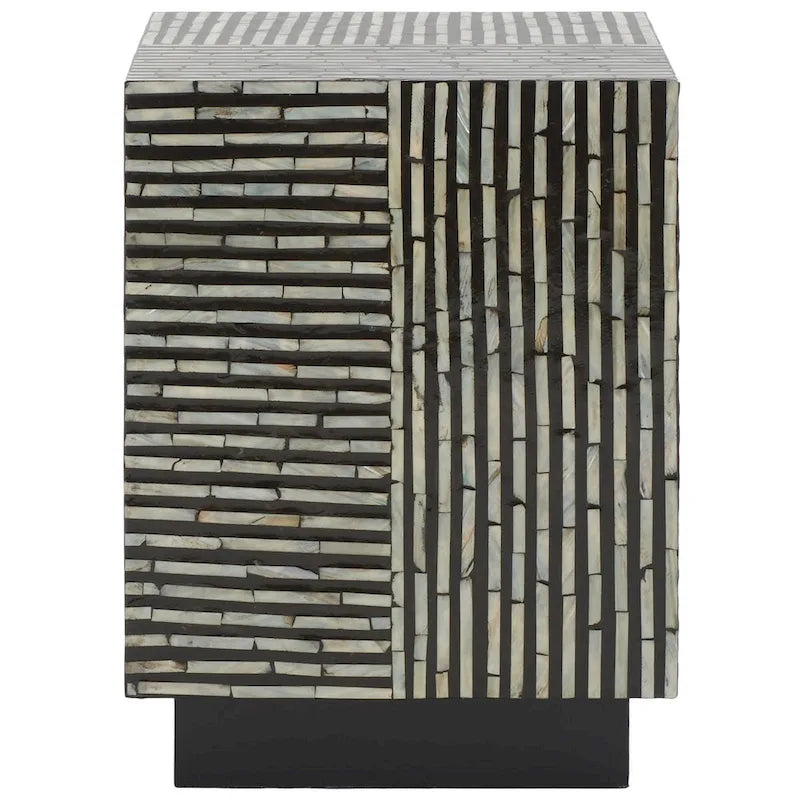 SAFAVIEH Heidrun Sgabello Quadrato - 14 L x 14 P x 19 H - 14Lx14Px19H