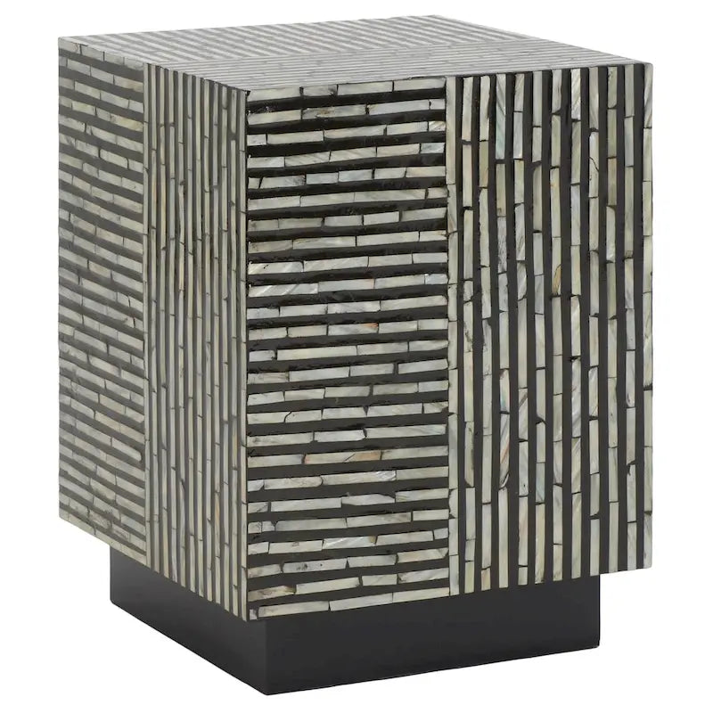 SAFAVIEH Heidrun Sgabello Quadrato - 14 L x 14 P x 19 H - 14Lx14Px19H