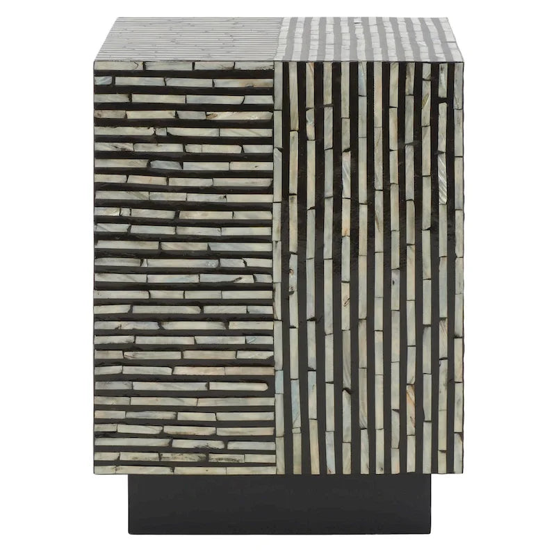 SAFAVIEH Heidrun Sgabello Quadrato - 14 L x 14 P x 19 H - 14Lx14Px19H