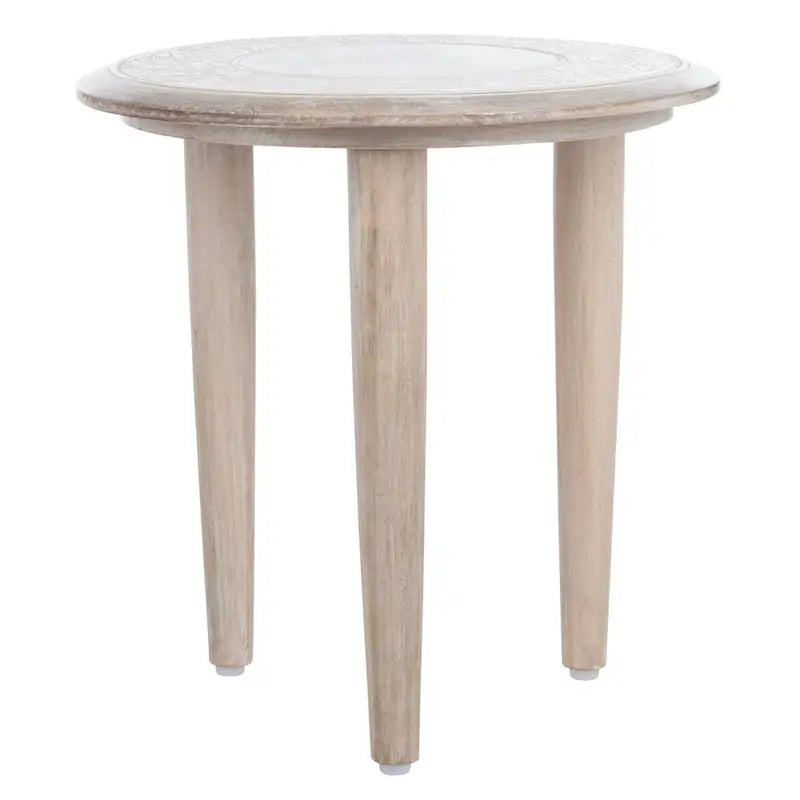 Table d'appoint sculptée Adolfa SAFAVIEH - 17 x 17 x 18 - 17L x 17P x 18H