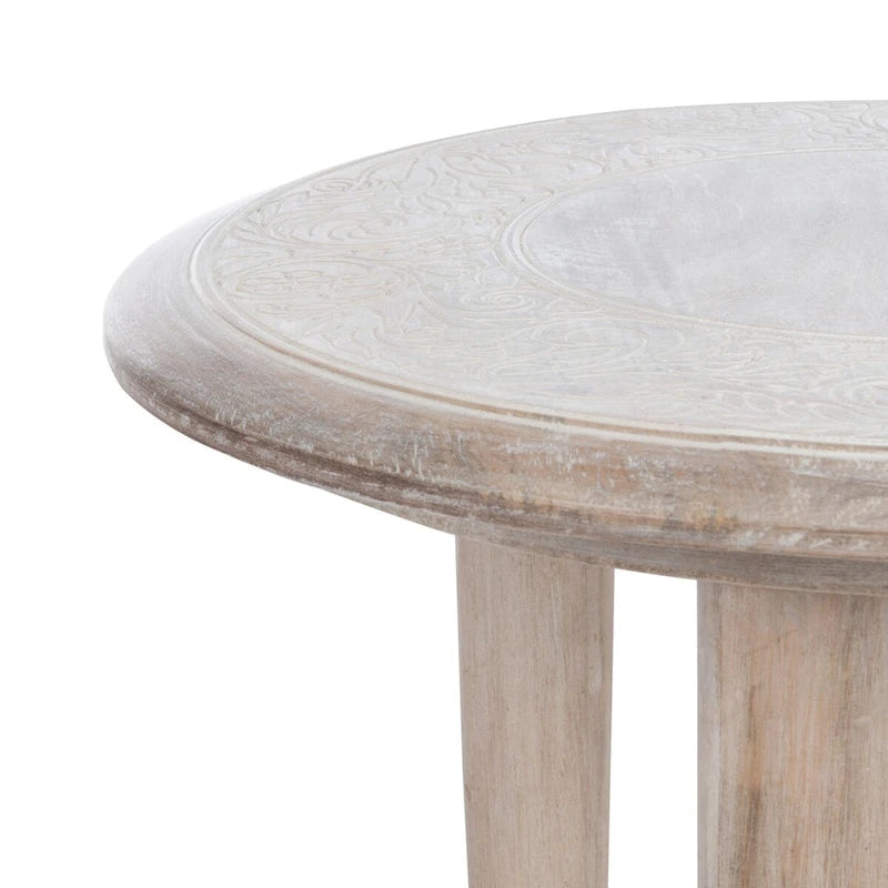 Table d'appoint sculptée Adolfa SAFAVIEH - 17 x 17 x 18 - 17L x 17P x 18H