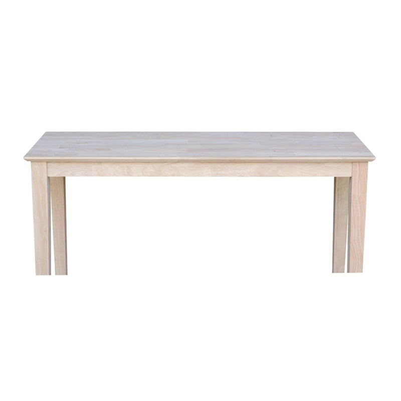 Tavolino Consolle Shaker in Parawood Massello Grezzo
