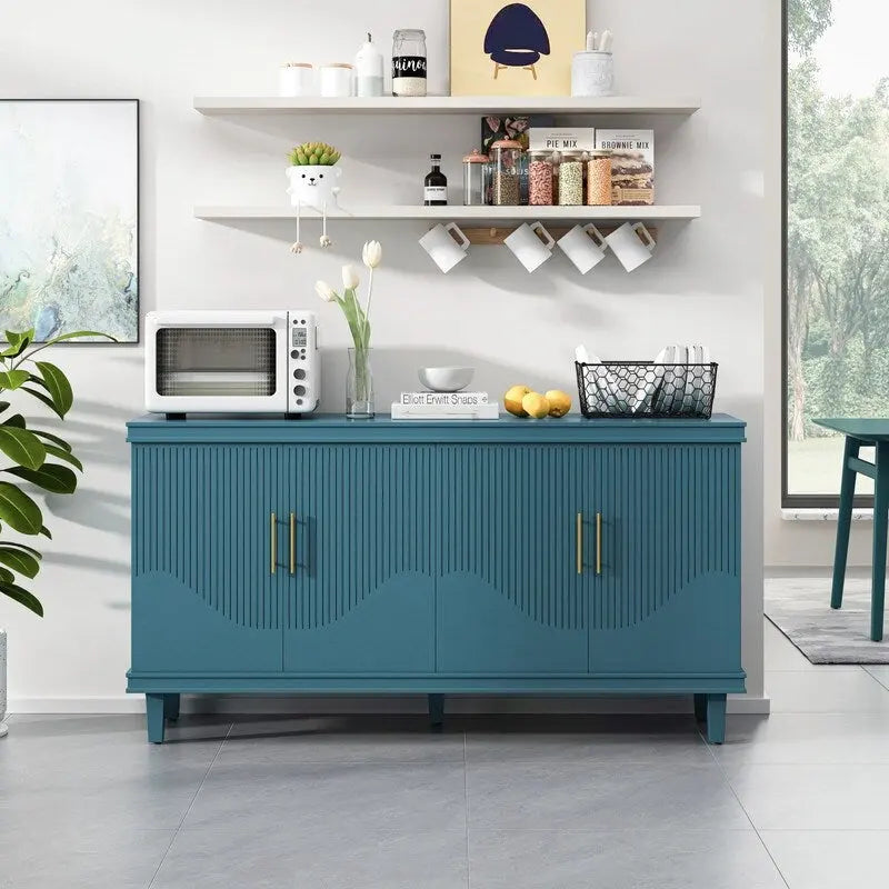 Grande armadio a 4 ante per soggiorno, cucina, camera da letto, corridoio