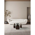 Table basse moderne Artesia noyer foncé Manhattan Comfort