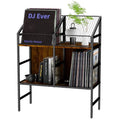 Présentoir de rangement pour disques vinyles - 10P x 27,8L x 34,5H