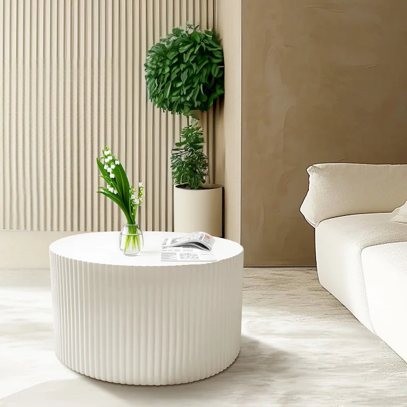 Set di tavolini da caffè sovrapponibili Wave Stripe