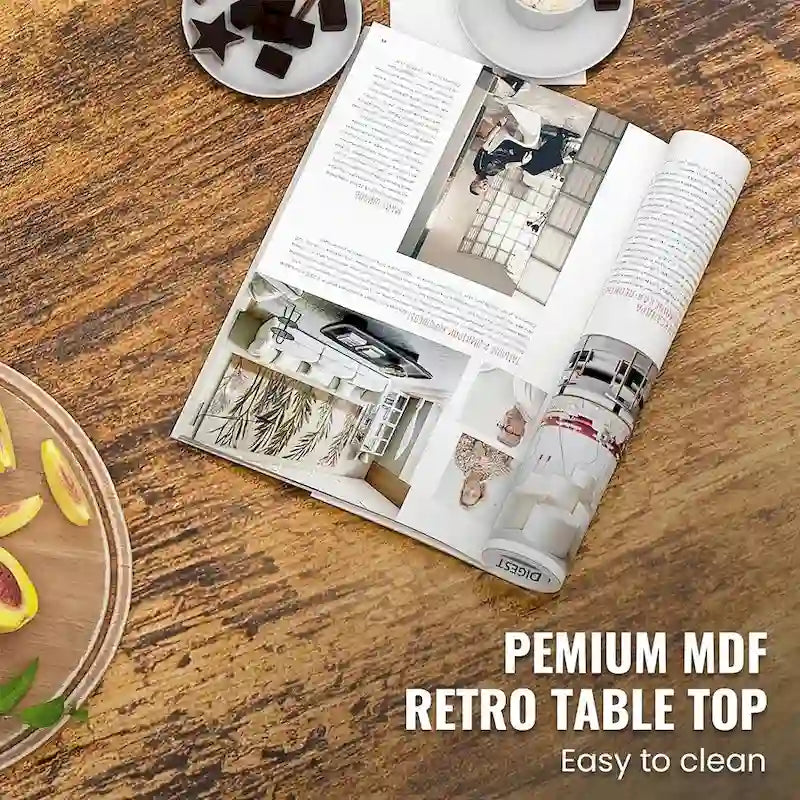 Set da 3 tavolini da caffè in stile industriale Mieres per soggiorno