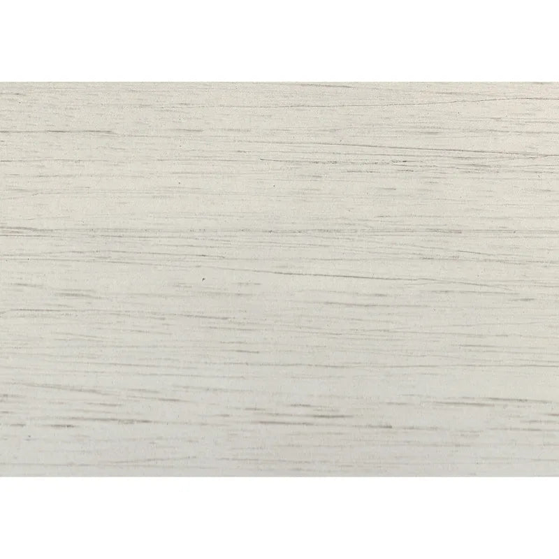 Table basse cocktail Rome de 48 pouces, 2 tiroirs, blanc et marron, bois massif