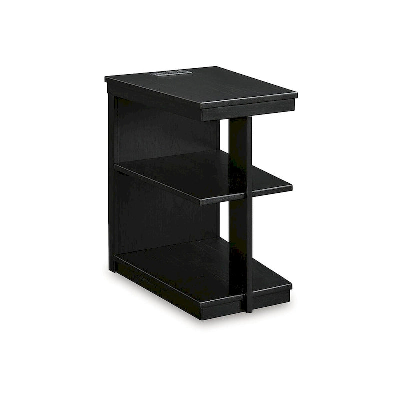 Signature Design by Ashley Winbardi Tavolino laterale nero - 16L x 21P x 24A