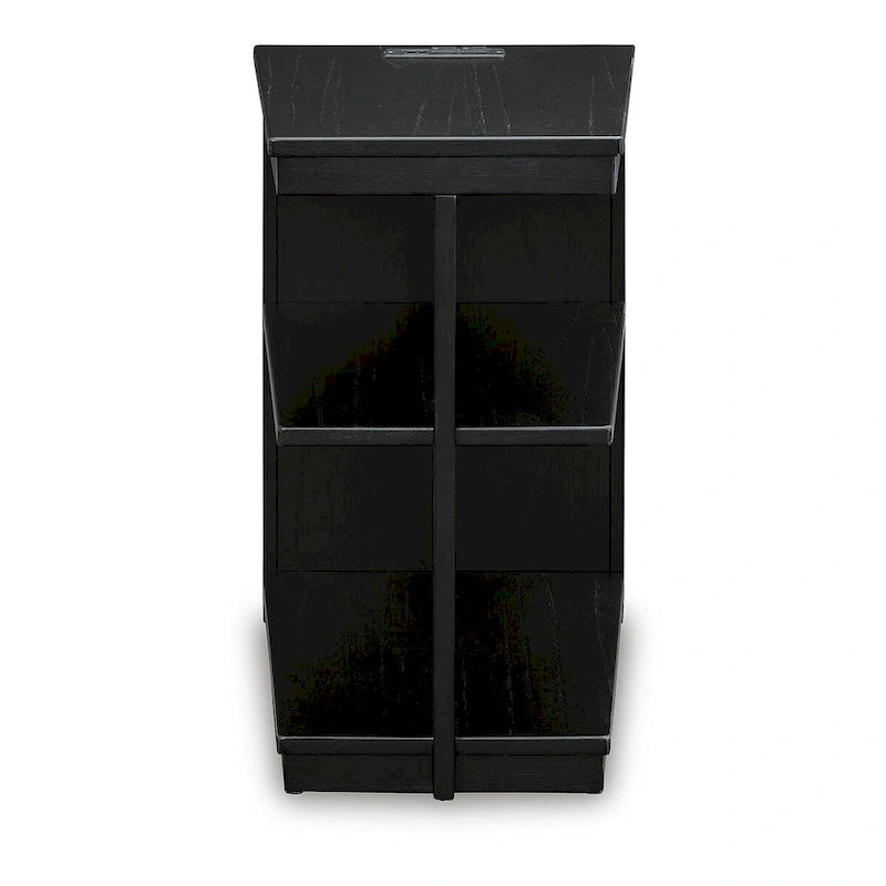 Signature Design by Ashley Winbardi Tavolino laterale nero - 16L x 21P x 24A