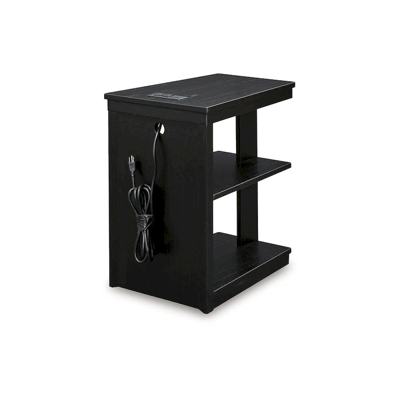 Signature Design by Ashley Winbardi Tavolino laterale nero - 16L x 21P x 24A