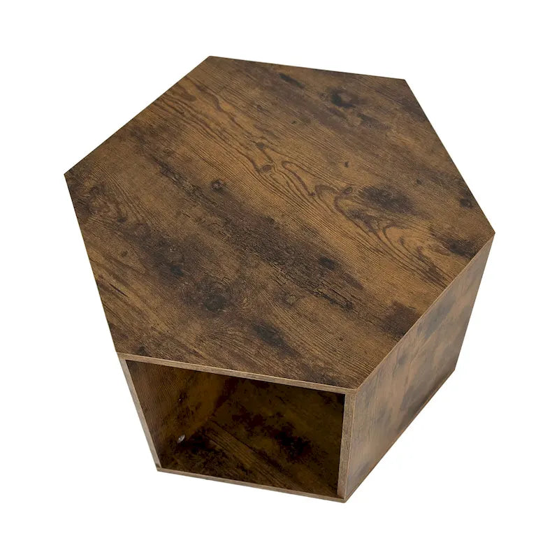 Table basse hexagonale, table d'appoint, table de chevet