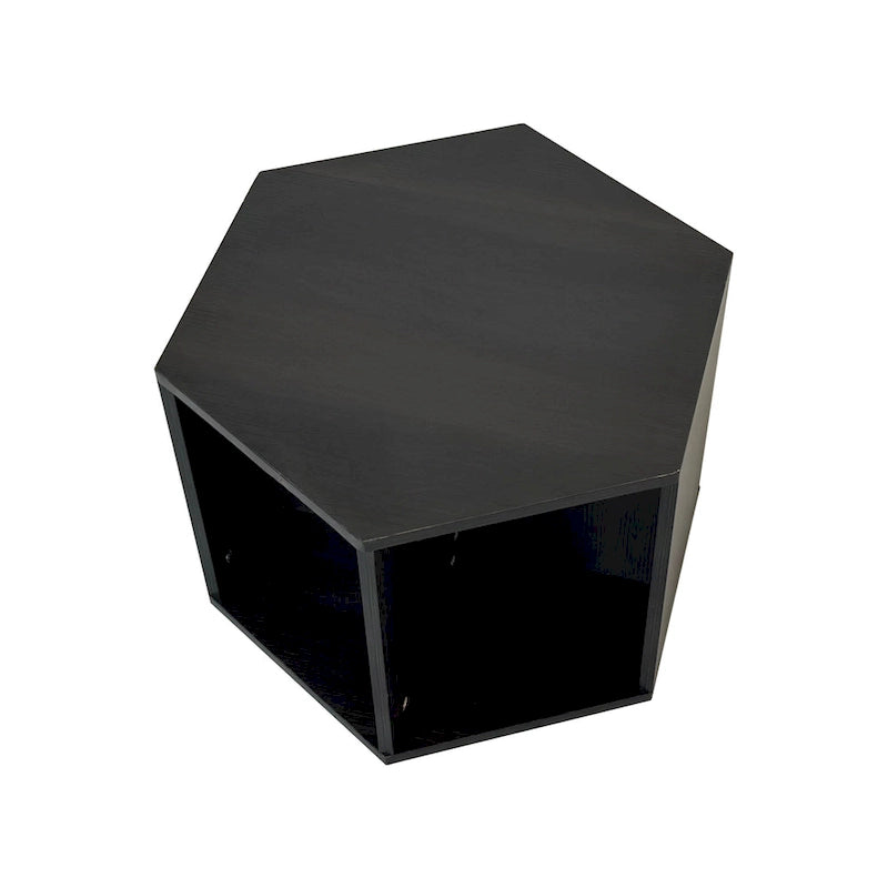 Table basse hexagonale, table d'appoint, table de chevet