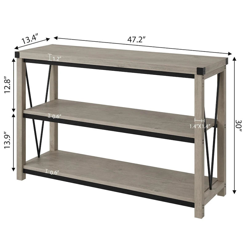 Tavolo da ingresso stile rustico