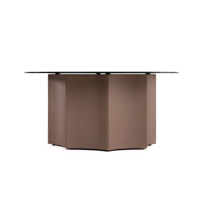 Table Basse Ronde Moderne Modrest Ingram