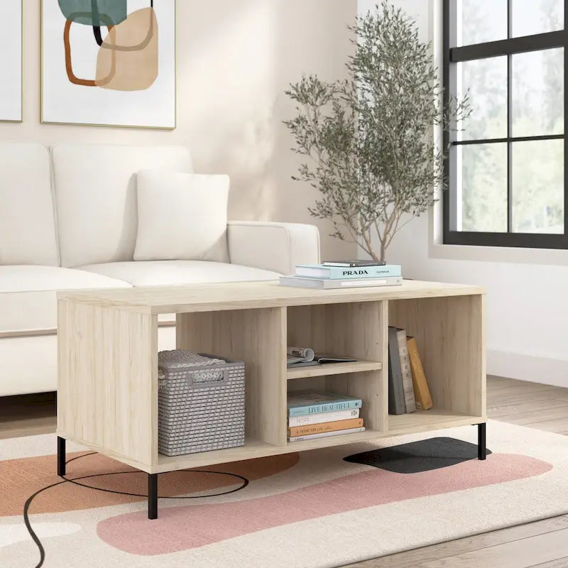 Table basse de salon avec étagères Bush Furniture Essence