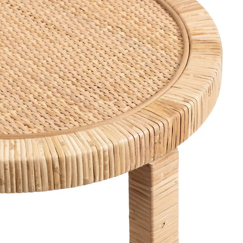 Tavolino in Rattan Rafina di Kate and Laurel - 16x16x24