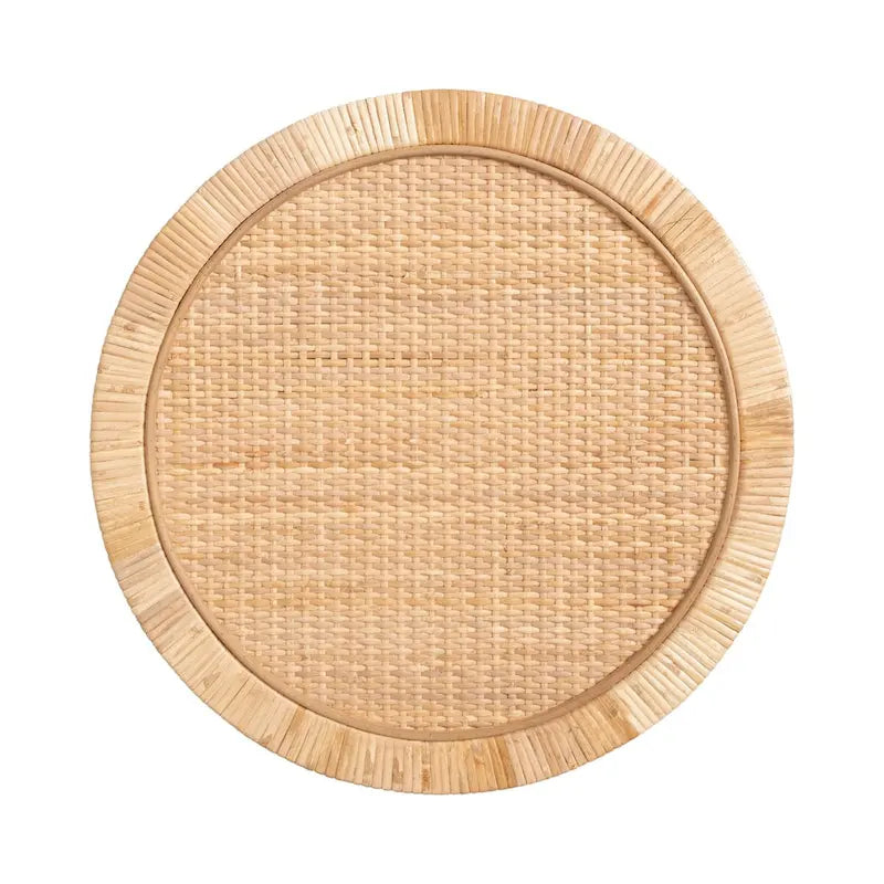 Tavolino in Rattan Rafina di Kate and Laurel - 16x16x24