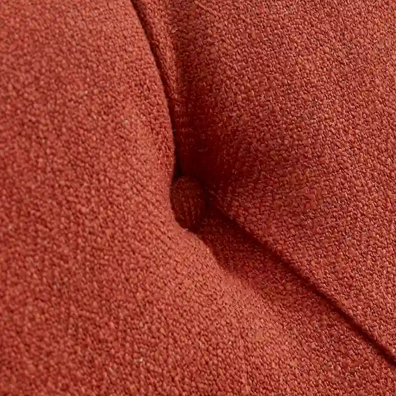Poltrona moderna accent con bottoni capitonné