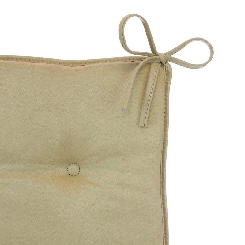 Set di cuscini reversibili in ciniglia per sedia a dondolo