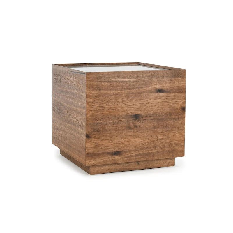Table d'appoint en bois brun Classic Home Santa Barbara 26