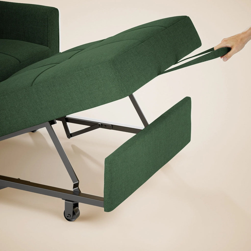 Divano letto trasformabile 3-in-1, Poltrona letto estraibile, Letto pieghevole convertibile per soggiorno