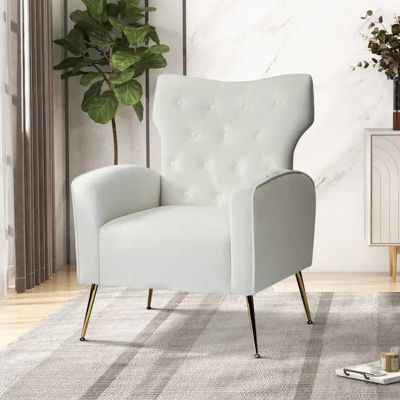 Sedia imbottita Abadiana Accent con base in metallo