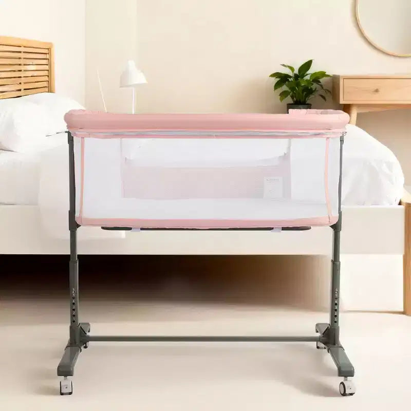 Moïse pour bébé à roulettes – Beige / Gris / Rose, Cododo, pour 1 bébé