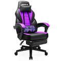 Sedia da gaming BOSSIN Racing Style, sedia da gamer per persone robuste fino a 136 kg, sedia da computer con schienale alto