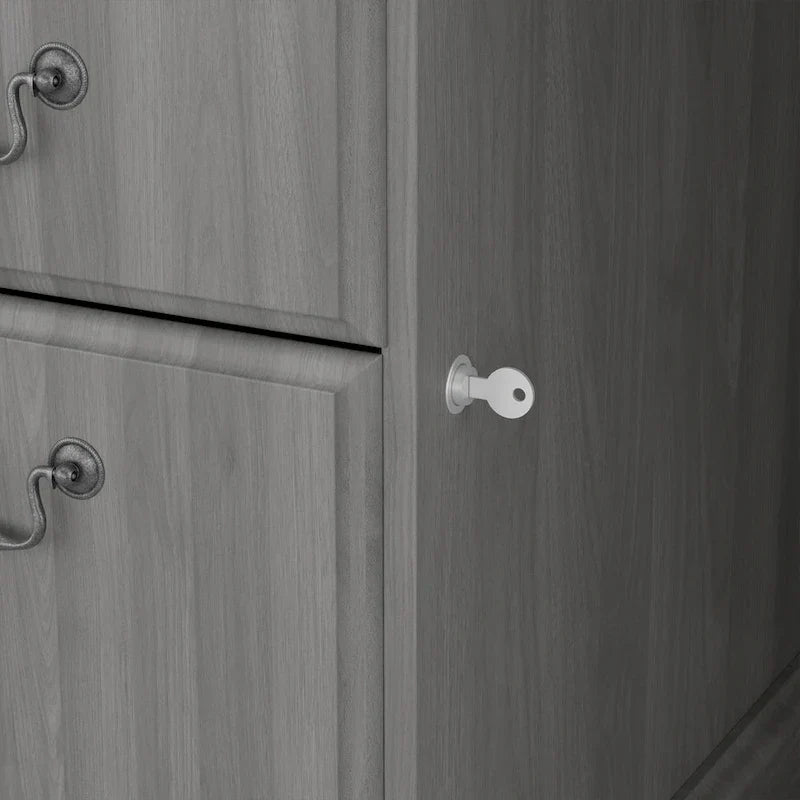 Scrivania Direzionale Bush Furniture Saratoga con Cassetti e Vani Contenitori