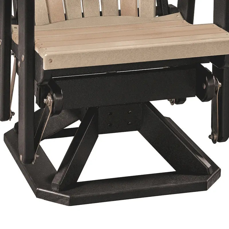 Ventilatore da ufficio e domestico modello OS con base girevole Weatherwood e base nera